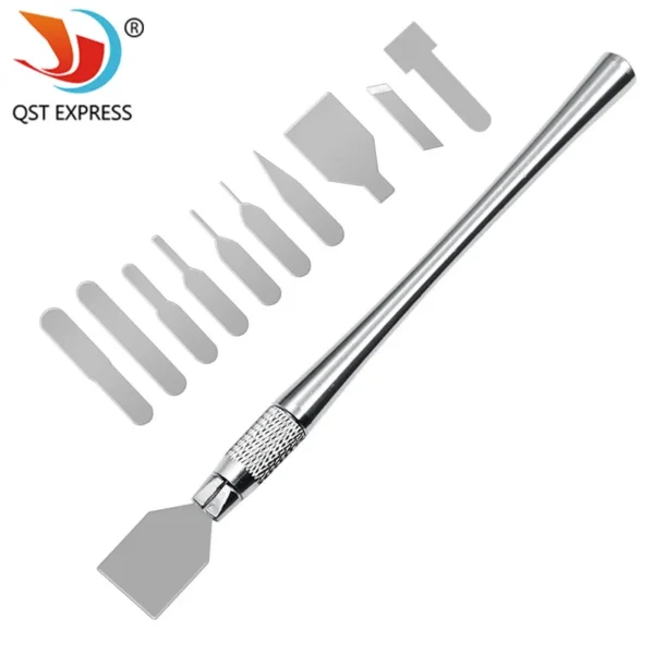 1 Set CPU Prying Knife Disassembly Blades Pry Opening Tool Metal Crowbar Kit For Repairing Phone Computer IC Chip BGA Hand Tools 1