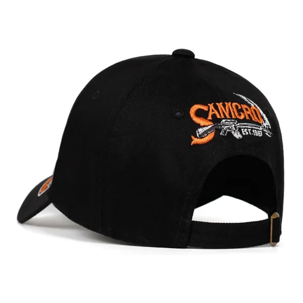 SAMCRO Baseball Cap SOA Sons of Anarchy Skull Embroidery Casual Snapback Hat Fashion High Quality Racing Motorcycle Sport hat 5