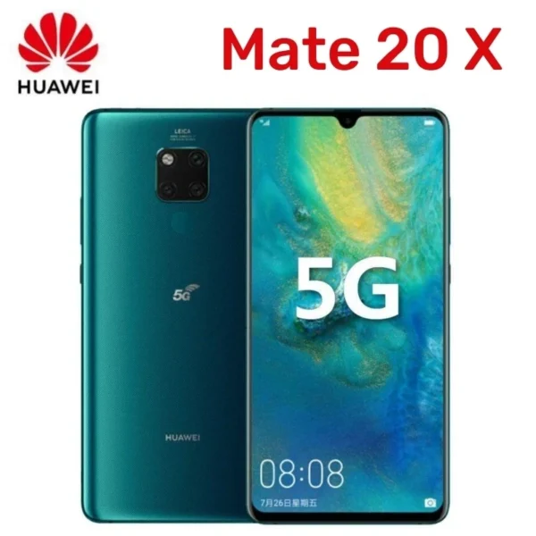 HUAWEI Mate 20 X Smartphone Android 5G 4G Network 7.2 inch 40MP+24MP Camera 8GB+256GB Mobile phones NFC Original Cell phone 1