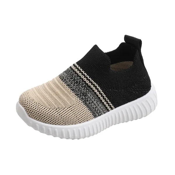 Baby Sneakers 2023 Fashion Children Flat Shoes Infant Kids Baby Girls Boys Solid Stretch Mesh Sport Running Sneakers Shoes 5