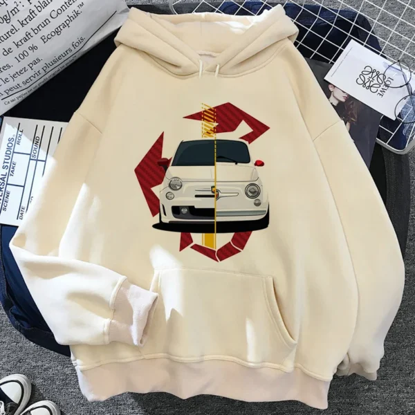 Abarth hoodies women 90s aesthetic streetwear harajuku Pullover women Kawaii pulls 1