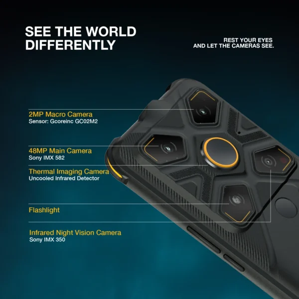 AGM GLORY G1S Rugged Thermal Imaging 5G 8+128G Android 11 5500MAH IP68/69K Rugged Smartphone 4