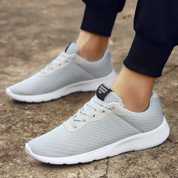 Summer Men'S Sport Sneakers Casual Shoes Breathable Lightweight Mesh Tennis Running Shoes For Men Walking Sneakers 4