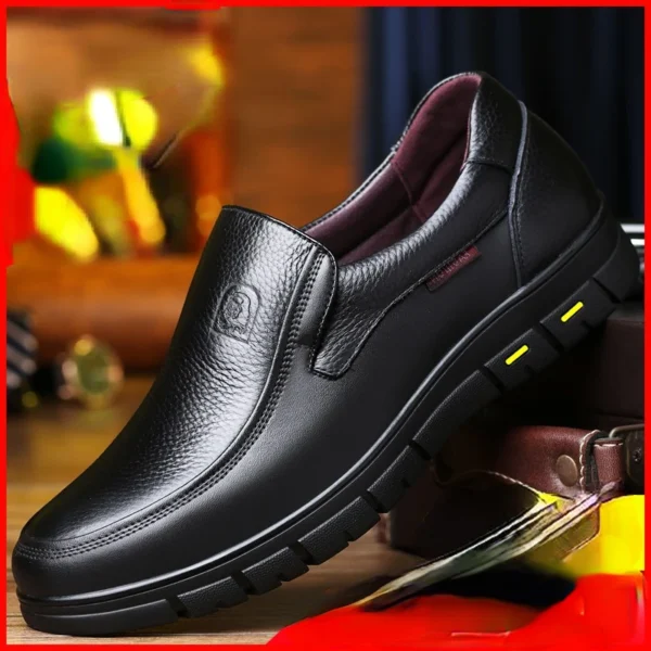 Genuine Leather Handmade Shoes 2023 Casual Shoes For Men Flat Platform Walking Shoe Outdoor Footwear Loafers Breathable Sneakers 1