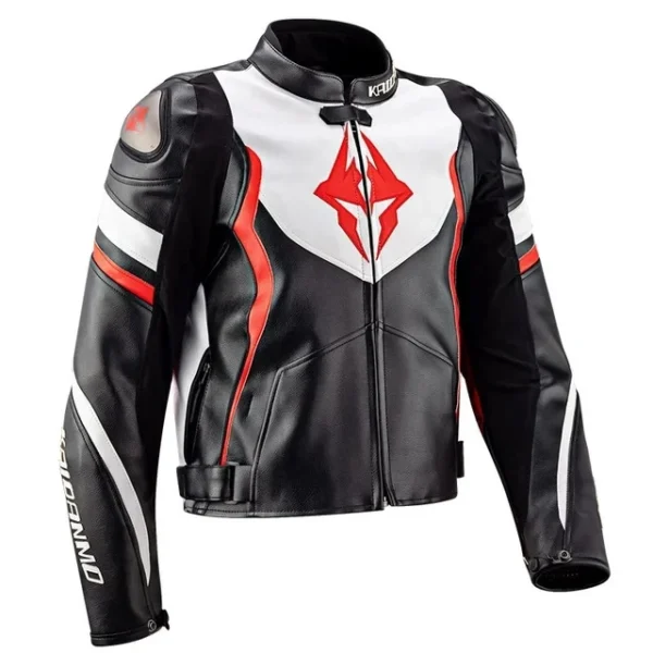 New Men's Women's KAIDANMO Motorcycle Racing Jacket AVRO PU Microfiber Leather Jacket Waterproof Lining Cycling Jacket 2