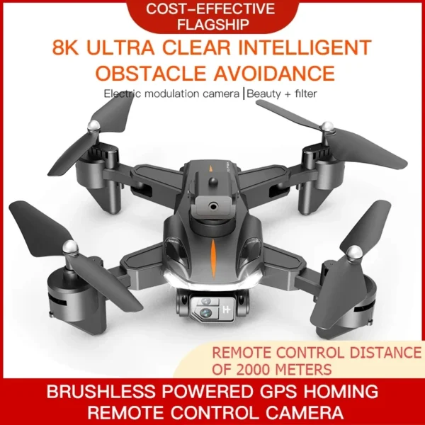 P11 Pro Max Drone 8K 5G GPS Professional HD Aerial Photography Dual-Camera Obstacle Avoidanc Brushless Quadrotor Children Gifts 6