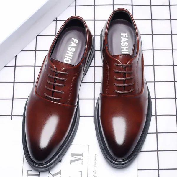 2023 New Men Suit Shoes Party Men's Dress Shoes Italian Leather Zapatos Hombre Formal Shoes Men Office Sapatos Social Masculino 2