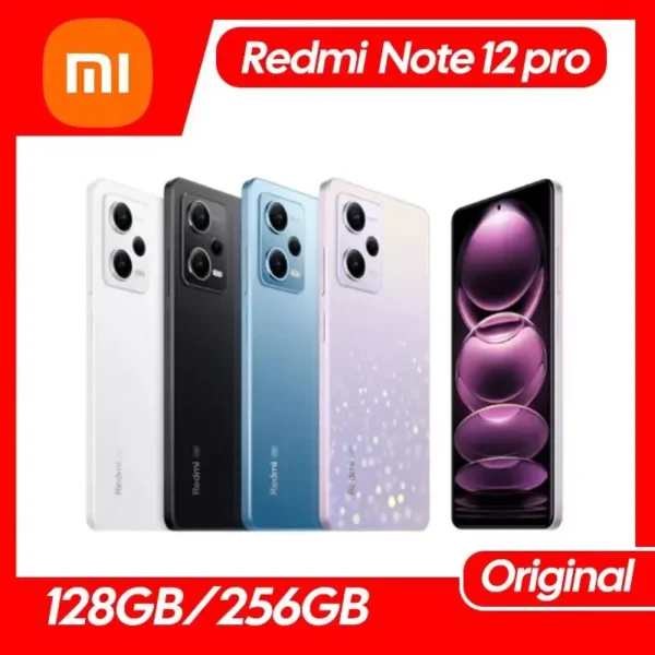 Global Rom Xiaomi Redmi Note 12 Pro 5G Smartphone 5000mAh Battery MTK Dimensity 1080 Octa Core 67W Fast Charge 50MP Camera 1