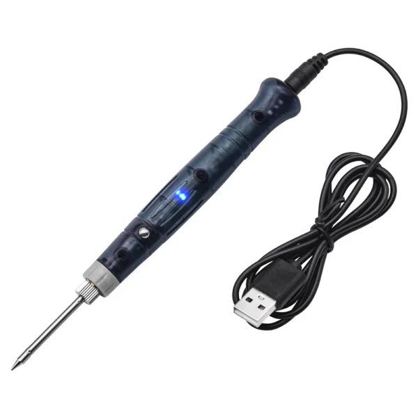 Portable USB Soldering Iron Professional Electric Heating Tools Rework With Indicator Light Handle Welding Gun BGA Repair Tool 1