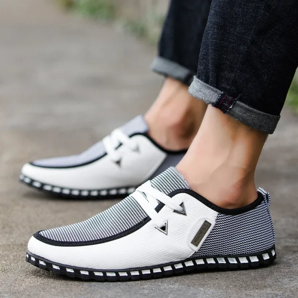 2023 Men Casual Leather Shoes Fashion Comfortable Business Male Shoe Summer Spring Light Plus Size Footwear New Man Sneakers 2