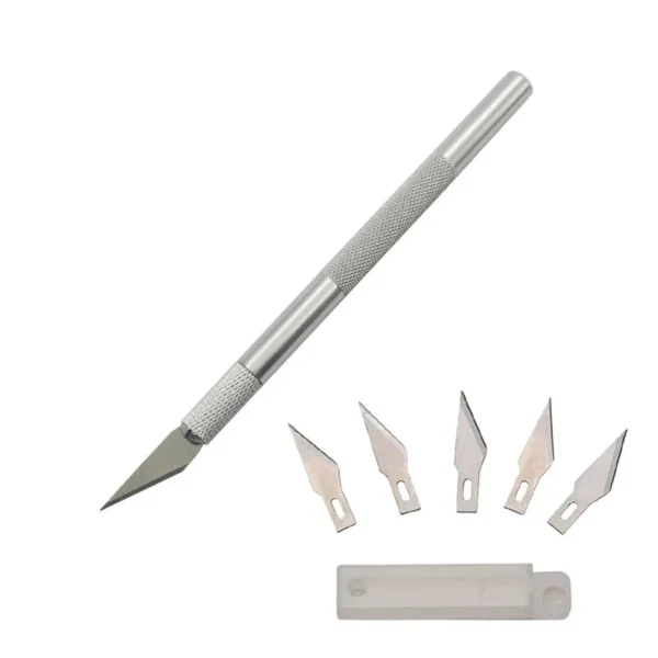 Engraving Non-Slip Metal Scalpel Knife Kit Blades Cutter Craft Knives For Mobile Phone Paper Cut Handicraft Carving Hand Tools 1