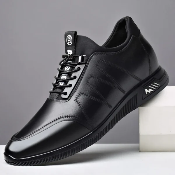 Sneakers Heightening Shoes Men's Formal Shoes 6/8CM Height Increase Shoes Leather Shoes Man Daily Life Height Increasing Shoes 1