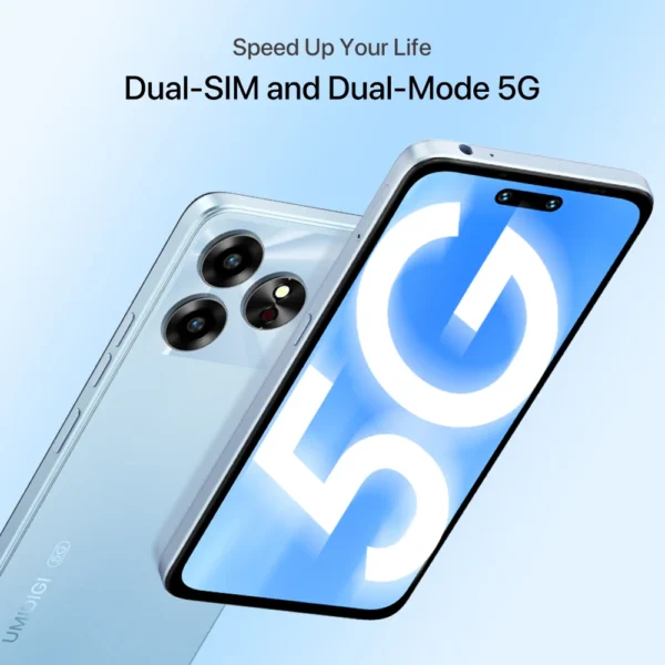 UMIDIGI G6 5G Smartphone Android 13 6GB+128GB 6.6"HD+ Display 5000mAh Battery Dimensity 6100+ 6nm 50MP Camera Cell phone 2