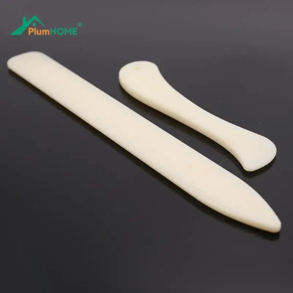 2pcs Folder Paper Creaser Tool Plastic Bone Scoring Folding Creasing Scrapbooking DIY Handmade Bookbinding Cards Tool 1