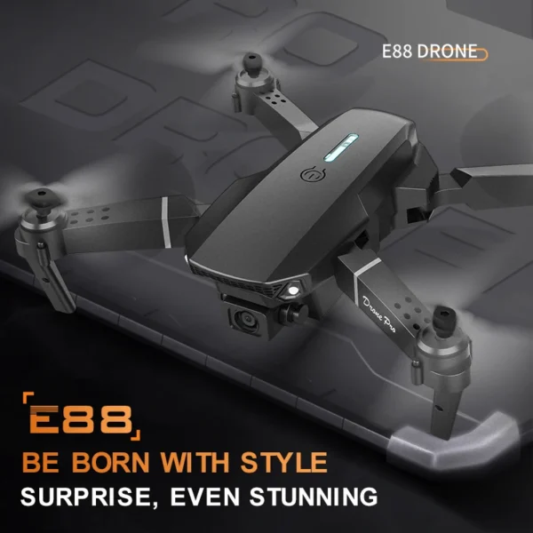 Professional E88Pro Remote Control Drone 4K Wide-angle HD Aerial Camera Foldable RC Helicopter WIFI FPV Quadcopter Toy Gift 4