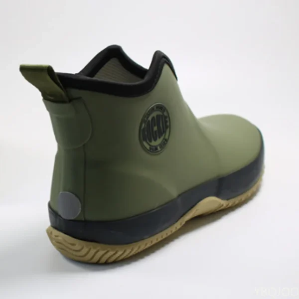 Men's Non-Slip Rain Boots Waterproof Rubber Ankle Boots Outdoor Leisure Fishing Boots Student Rain Boots Platform Boots 장화 2023 6