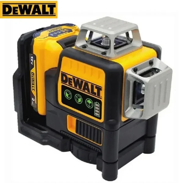 2024 Dewalt DW089LG 3 Sides*360 12 Lines Laser Level Horizontal Green Light tool Meter Outdoor Degree Vertical 12V  Battery 1