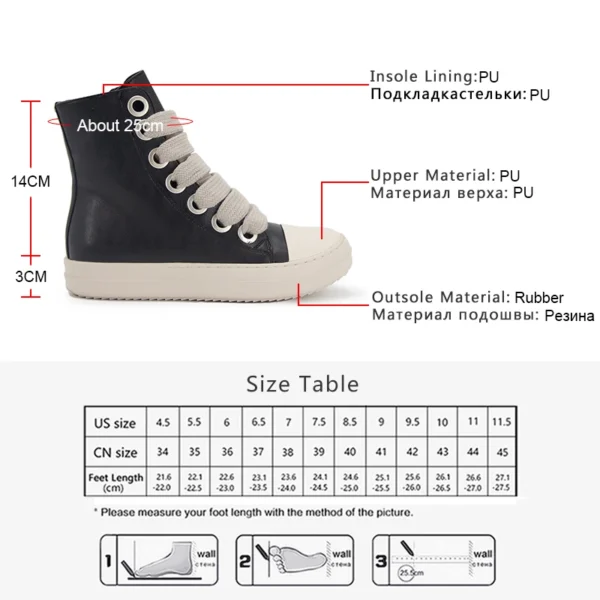 GOGD Brand Fashion Women's Ankle Boots Newest 2023 Autumn Platform Vulcanize Shoes Lace-Up Round Toe Sports Flat Boots Sneakers 6