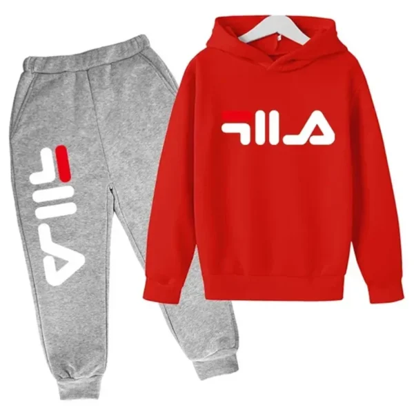 Kids Spring Autumn New Fashion Tracksuits 3-12 Years Boys and Girls Casual Sports Hoodie Tops+pants 2pcs Sets Children Clothes 6