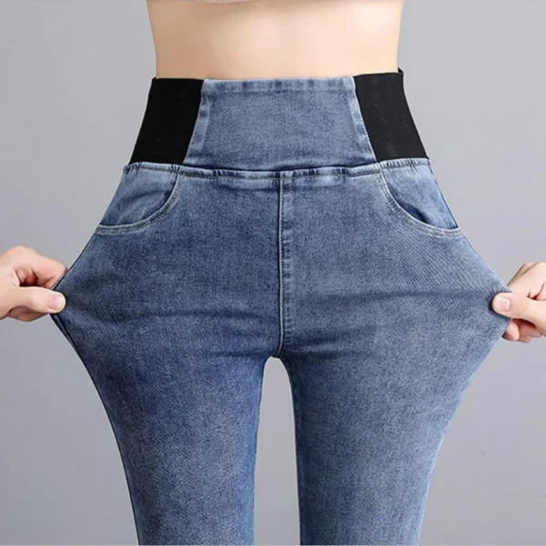 Oversize 26-38 Black Skinny Pencil Jeans Women High Waist Slim Denim Pants Stretch Leggings Vaqueros Casual Pantalones Jean 2024 4