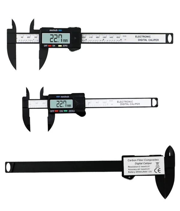 Digital Caliper 6 Inch Electronic Vernier Caliper 100mm Calliper Micrometer Digital Ruler Measuring Tool 150mm 0.1mm 5