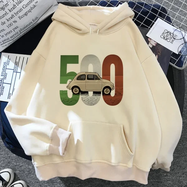 Abarth hoodies women 90s aesthetic streetwear harajuku Pullover women Kawaii pulls 4