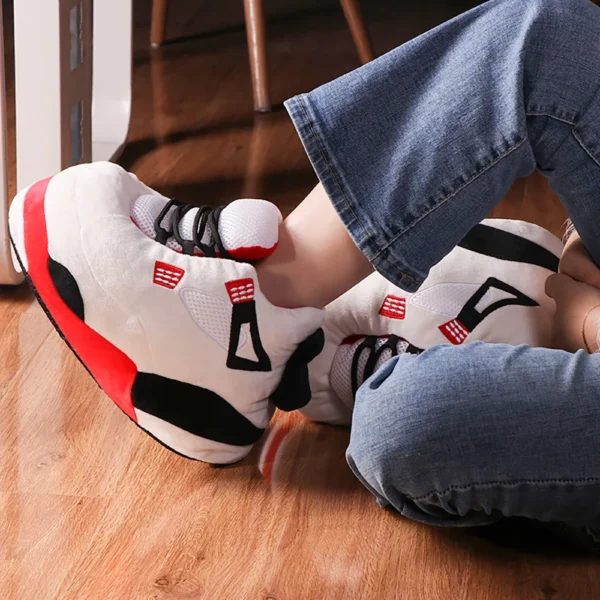 Unisex Winter Warm Home Slippers Women/Men One Size Sneakers Lady Indoor Cotton Shoes Woman House Floor Slippers Drop shopping 5