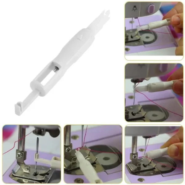 Needle Threader  Sewing Machine Stitch Insertion Tool Automatic Threader Quick Sewing Threader Tool For DIY Sewing Accessories 4