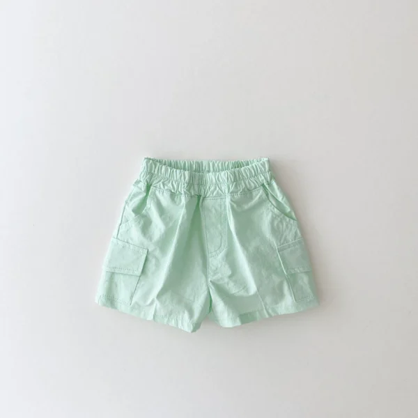 Summer Kids Boys Shorts Solid Color Baby Girl Shorts Cotton Linen Bread short Pants Fashion Newborn Bloomers 6 Months-4 Years 2