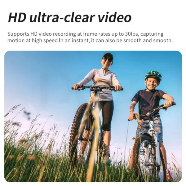 4K Ultra HD Pocket Action Camera 270° Rotatable Vlog Mini Wifi Sports Cam Waterproof Case Helmet Travel Bicycle Driver Recorder 2