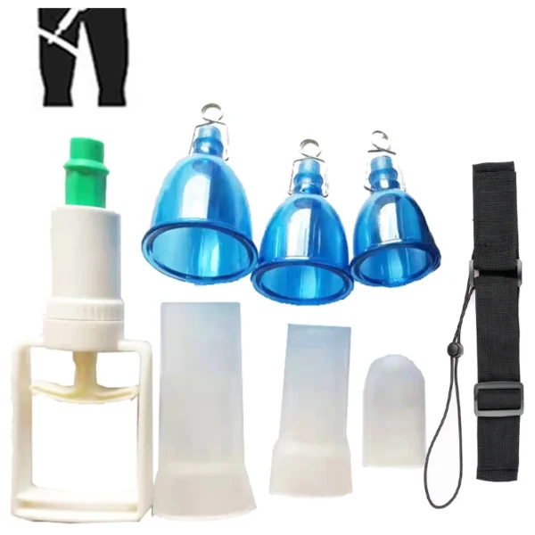 Penis Pump Enlargement Extender Vacuum Cup Hanger Trainer Dick Enlarger Erection Enhancer Bigger Growth Adult Sex Toys for Men 1