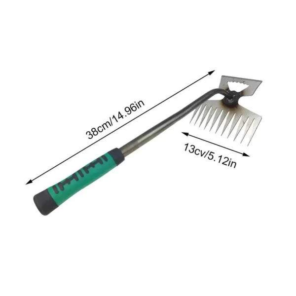 2 In 1 Manual Weeds Remover Tool Grass Rooting Loose Garden Gardening Puller Removal Weeding Tool for Garden Lawn Yard 6