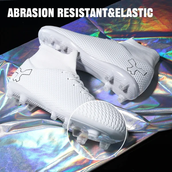 AAVM Football Boots Men Soccer Shoes Football Sneakers Non Slip Abrasion Resistant Elastic Protect Comfortable Soccer Boots 4