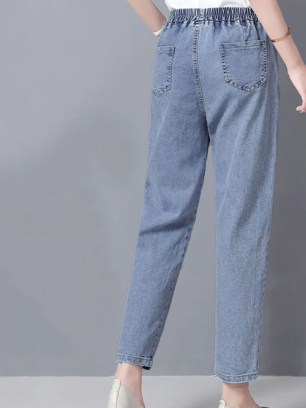 Vintage Ankle-length Harem Jeans Baggy Casual Mom's Denim Pants Women High Waist Fashion Vaqueros Oversized 4xl Cowboy Pantalone 3