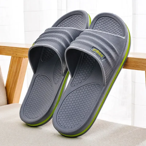 Men Slipper for Home Beach Slippers Women Non-slip Bath Female Slippers Outdoors Man 2024 Summer Shoes Unisex Indoor Slippers 2