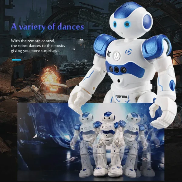 LEORY RC Robot Intelligent Programming Remote Control Robotica Toy Biped Humanoid Robot For Children Kids Birthday Gift Present 6