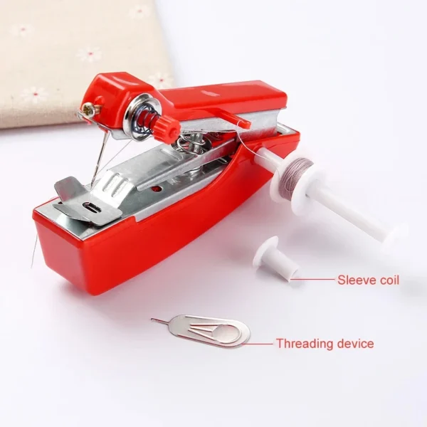 Manual Sewing Machine Portable Mini Cordless Stitch Machines Useful For DIY Household Clothes Leather Handheld Tools Accessories 2