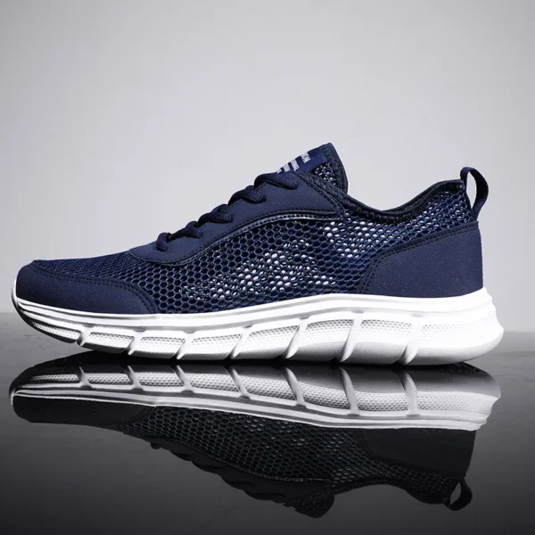 Summer Mesh Shoes Men Sneakers Breathable Light Men's Casual Shoes Lace-Up Walking Footwear Tenis Masculino Zapatillas Hombre 4