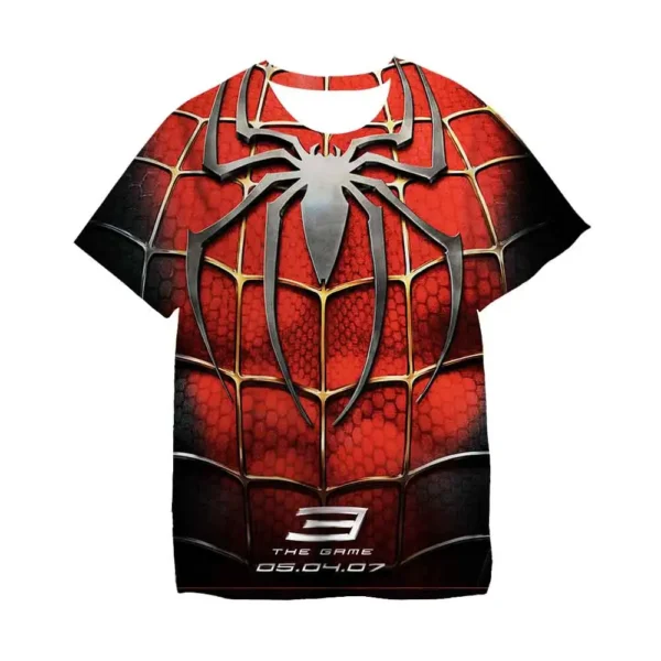 2 3 4 5 6 7 8 9 Year Boys Spiderman Tshirt Kids Clothes Boys T-shirt Girls Clothes Boys Kids T-shirt Fashion Tops 2