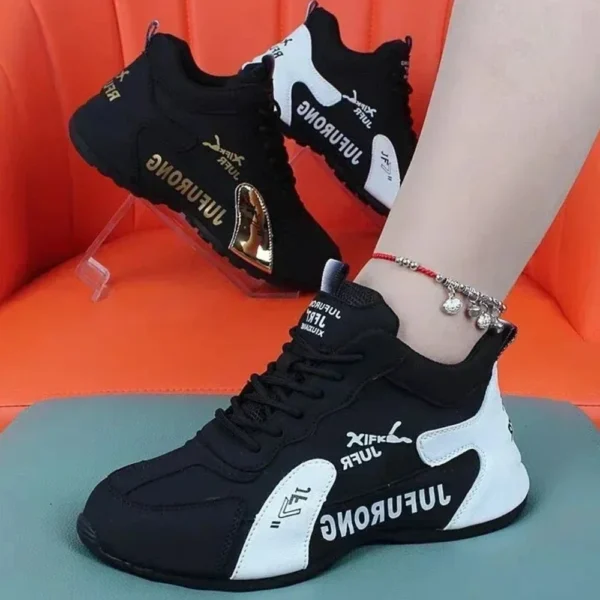 Shoes for Women Summer New Breathable Ladies Lace Up Sports Platform Sneakers Women Walking Designer Shoes Zapatos De Mujer 2