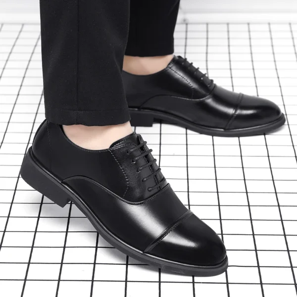 Height Increasing Shoes Men Taller Elevator 6CM Invisible Insole for Daily Men's Heighten Increased Wedding Oxfords Office Male 3