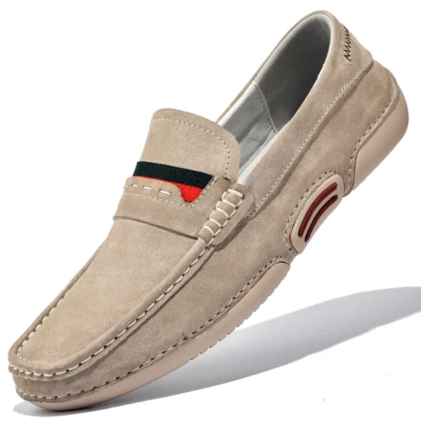 Men Loafers Shoes Genuine Leather For Men Casual Shoes 2022 New Brand High Quality Suede Moccasins Large Size Zapatos De Hombre 1