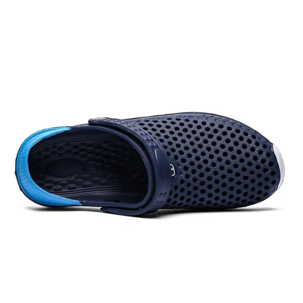 Men's Slippers Unisex Fashion Beach Sandals Thick Sole Slippers Anti Slip Sandals Women's Men's Flipped Slippers Size 36-45 5