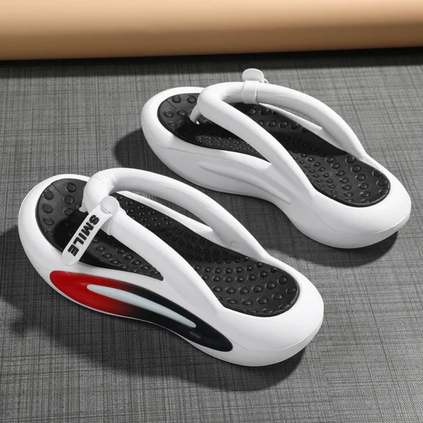 Men's New Summer Thick Soled Flip-flops Slippers Comfortable and Fashionable Outdoor Beach Women's Slippers Home Shoes 2023 New 4