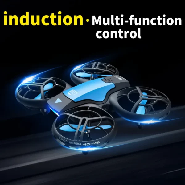 V8 Mini Drone 4k Profession HD Wide Angle Camera 1080P WiFi FPV Drones Height Keep Remote Control Helicopter Gift Toys 6