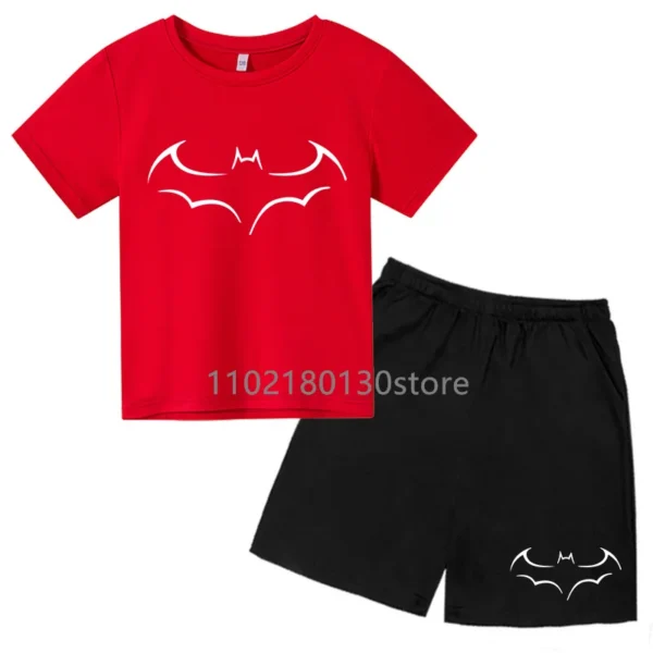 Kids Summer Leisure Letter Print Soft T-shirts+Pants 2pcs Suits 2-13 Years Boys Girls Sports Streetwears Children Clothes Sets 3