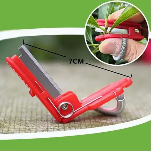 Multifunction Thumb Knife Garden Pruner Fruit Picking Device Safe Fruit Blade Tool Cutting Blade Rings Finger Protector Catcher 2