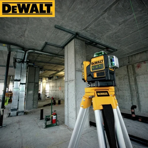 2024 Dewalt DW089LG 3 Sides*360 12 Lines Laser Level Horizontal Green Light tool Meter Outdoor Degree Vertical 12V  Battery 2