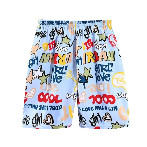 2 4 6 8 10 12 14 Year Old Children Shorts Baby Toddler Yeenagers Summer Print Short Pant Boys Swimsuit Swimwear for Girl Clothes 4