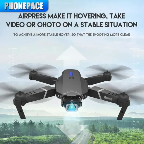 Phonepace E88 Pro WIFI FPV Drone Wide Angle HD 4K 1080P Camera Height Hold RC Foldable Quadcopter Dron Helicopter Toys Gift 5